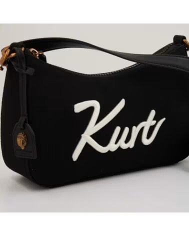 KURT GEIGER LONDON UMHÄNGETASCHE UND SCHULTERTASCHE SM HOBO XBODY TEXTIL SCHWARZ BLACK