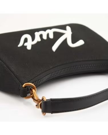 KURT GEIGER LONDON UMHÄNGETASCHE UND SCHULTERTASCHE SM HOBO XBODY TEXTIL SCHWARZ BLACK