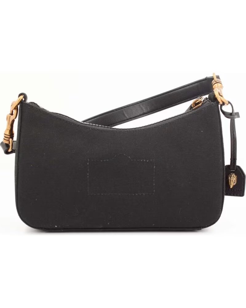 KURT GEIGER LONDON UMHÄNGETASCHE UND SCHULTERTASCHE SM HOBO XBODY TEXTIL SCHWARZ BLACK