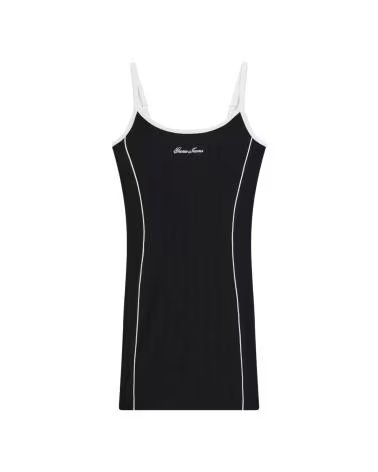 GUESS JEANS VESTIDOS MUJER MODELO W6GKY1 KF641 NEGRO JBLK