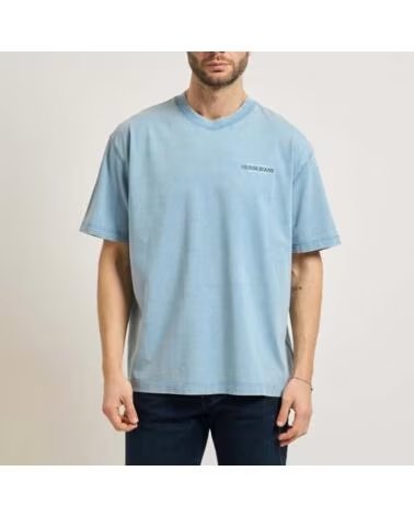 GUESS JEANS T-SHIRT UOMO M6GI75 KCTG1 BLU IDWS