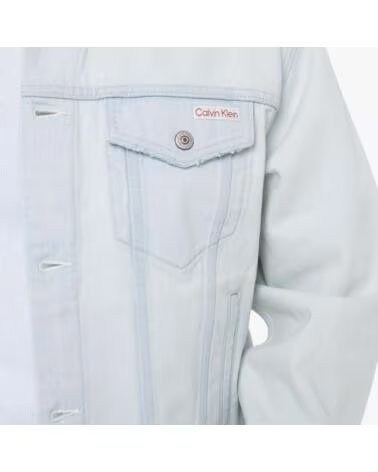 CALVIN KLEIN MEN JEANS JACKET LV04RF722G 90S BLUE VOL