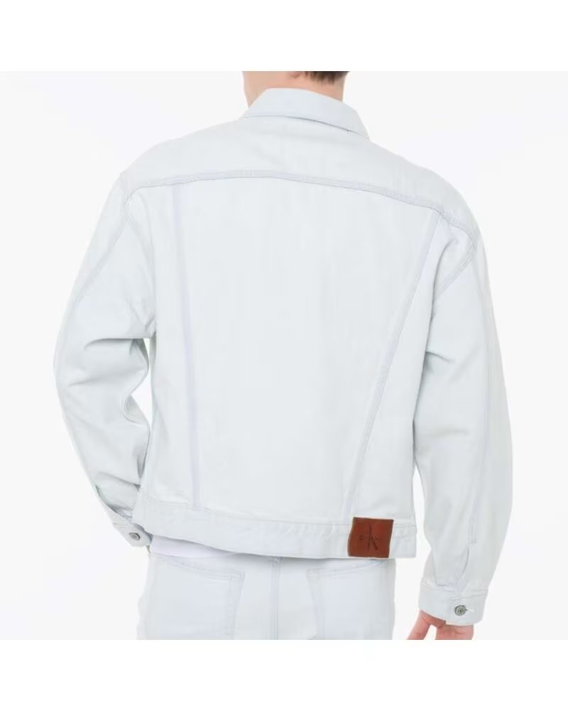 CALVIN KLEIN MEN JEANS JACKET LV04RF722G 90S BLUE VOL