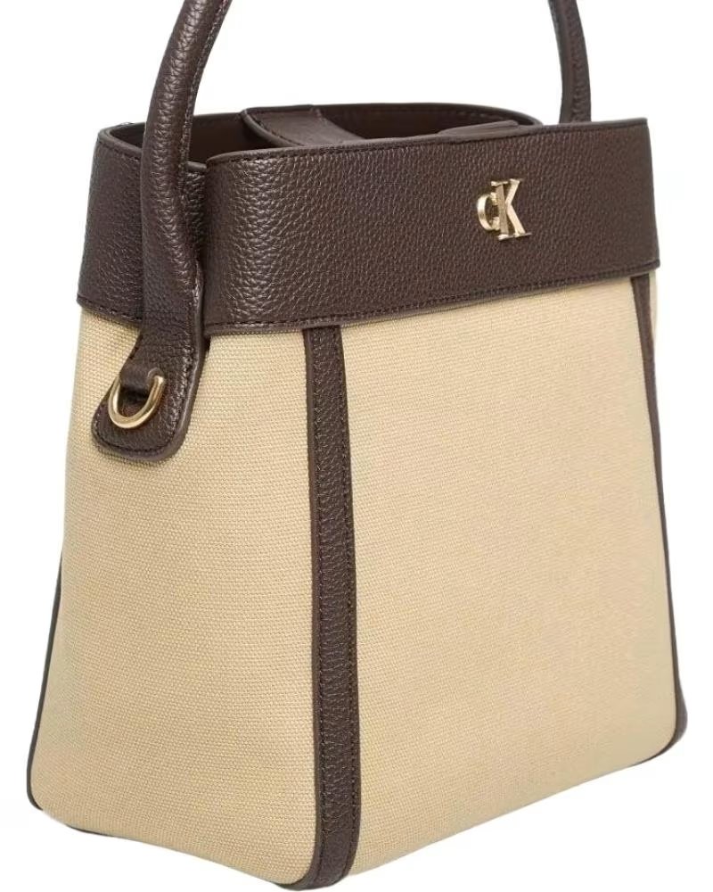 CALVIN KLEIN BORSA SECCHIELLO CON TRACOLLA VERDE KHAKI