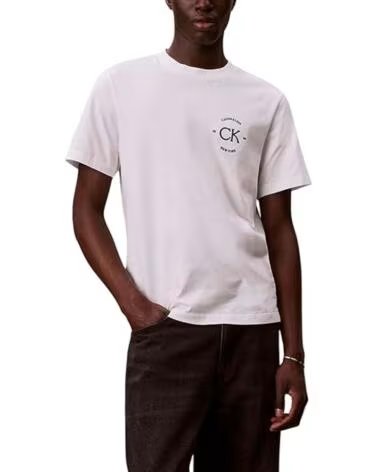CALVIN KLEIN T-SHIRT LV04RE825G DA UOMO BIANCO TURBULENCE