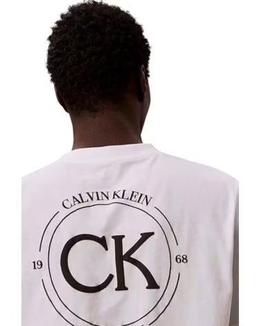 CALVIN KLEIN T-SHIRT LV04RE825G DA UOMO BIANCO TURBULENCE