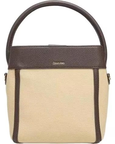 CALVIN KLEIN BORSA SECCHIELLO CON TRACOLLA VERDE KHAKI