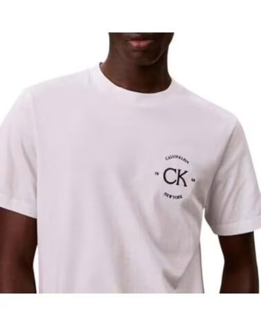 CALVIN KLEIN T-SHIRT LV04RE825G DA UOMO BIANCO TURBULENCE