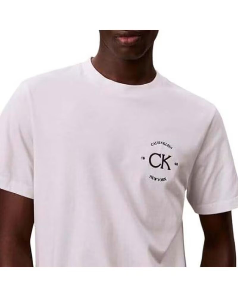 CALVIN KLEIN T-SHIRT LV04RE825G DA UOMO BIANCO TURBULENCE