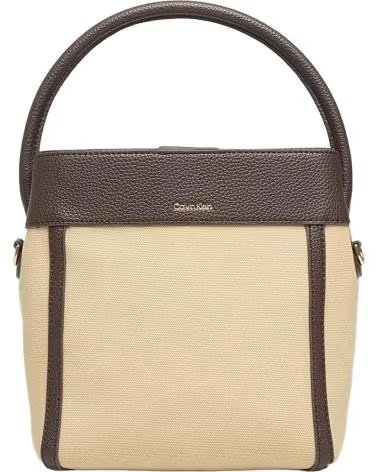 CALVIN KLEIN BORSA SECCHIELLO CON TRACOLLA VERDE KHAKI