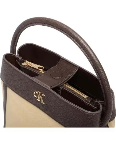 CALVIN KLEIN BORSA SECCHIELLO CON TRACOLLA VERDE KHAKI
