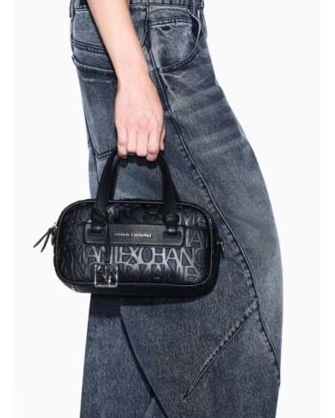 ARMANI EXCHANGE XW002984 SAC À MAIN MATELASSÉ AVEC LOGO EN RELIEF NEGRO