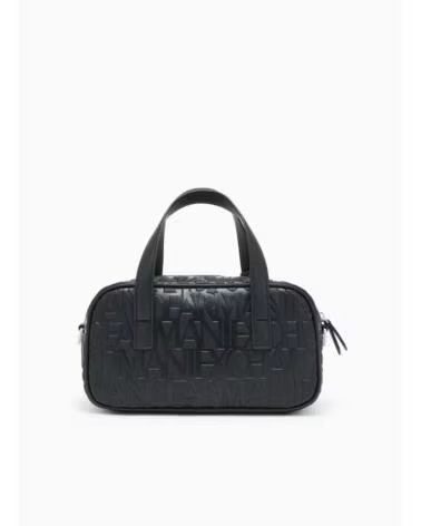 ARMANI EXCHANGE XW002984 SAC À MAIN MATELASSÉ AVEC LOGO EN RELIEF NEGRO