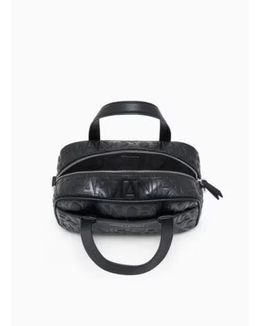 ARMANI EXCHANGE XW002984 SAC À MAIN MATELASSÉ AVEC LOGO EN RELIEF NEGRO