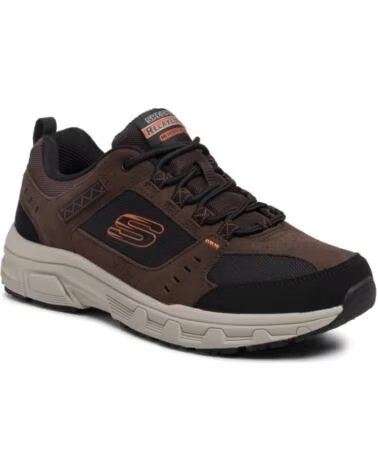 SCARPE SNEAKERS SKECHERS OAK CANYON 51893 UOMO MARRONE MARRON
