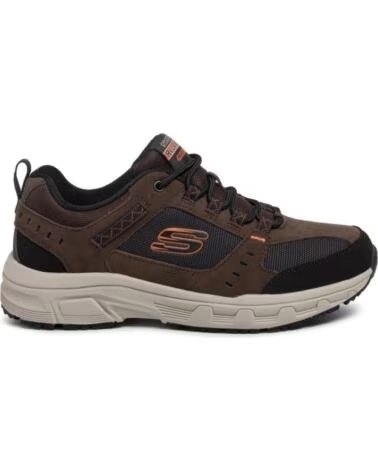 SCARPE SNEAKERS SKECHERS OAK CANYON 51893 UOMO MARRONE MARRON