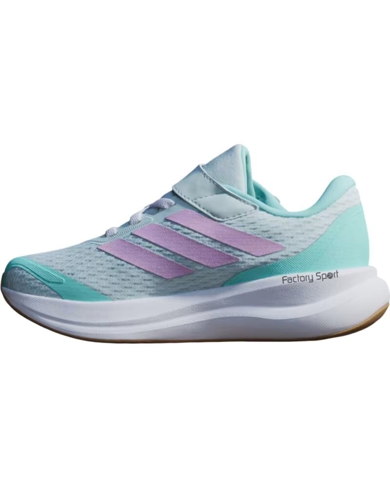 ADIDAS RUNFALCON 6 EL C VELCRO VERDE ÁGUA-ROSA PARA MENINAS AZUL