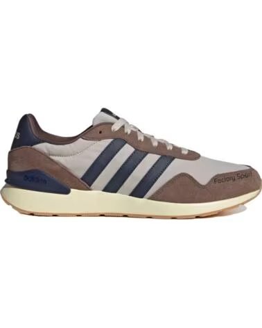 ADIDAS RUN 60S 40 UOMO BEIGE MARRONE MARINO BEIGE-MARINO