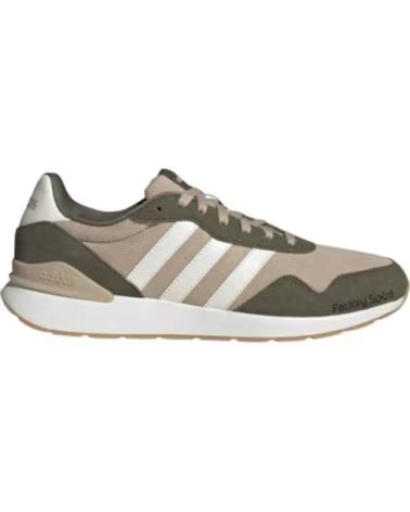 ADIDAS SCARPE RUN 60S 40 UOMO BEIGE KAKI BEIGE-KAKI