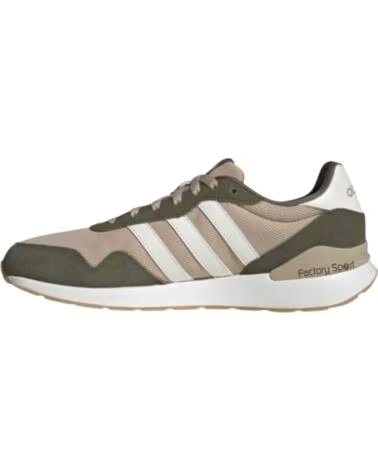 ADIDAS SCARPE RUN 60S 40 UOMO BEIGE KAKI BEIGE-KAKI