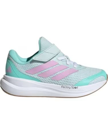 ADIDAS RUNFALCON 6 EL C VELCRO VERDE ÁGUA-ROSA PARA MENINAS AZUL