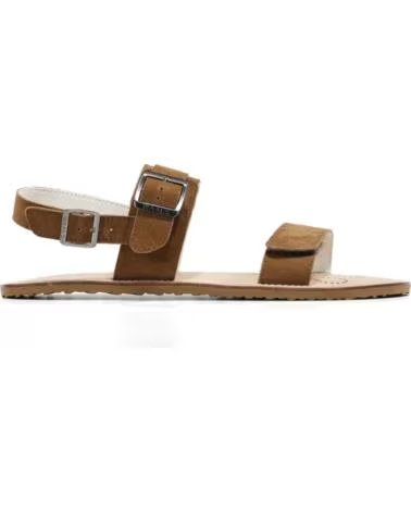 WAALS SANDÁLIA BAREFOOT ARTESANAL DUNE I MULHER CASTANHO MARRóN