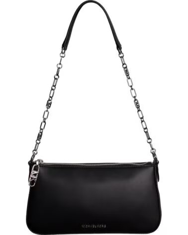 MICHAEL KORS EMPIRE LEATHER SHOULDER BAG FOR WOMEN 32H3S8EW6L NEGRO
