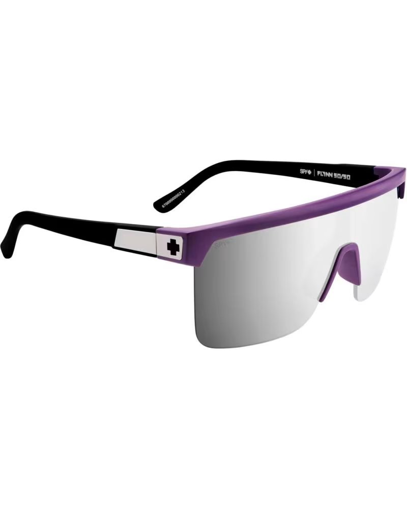 SPY OCCHIALI DA SOLE FLYNN 50/50 PURPLE BLACK MIRROR