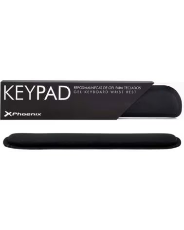 PHOENIX TECHNOLOGIES Phoenix keypad reposamunecas ergonomico espuma con memoria alta densidad negro