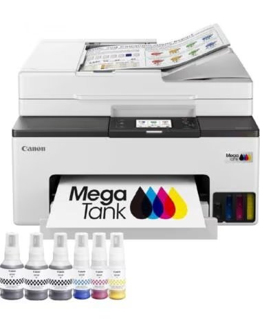 CANON Multifuncion inyeccion maxify gx2051 megatank color fax - a4 - red - wifi - adf - 3 botellas negro