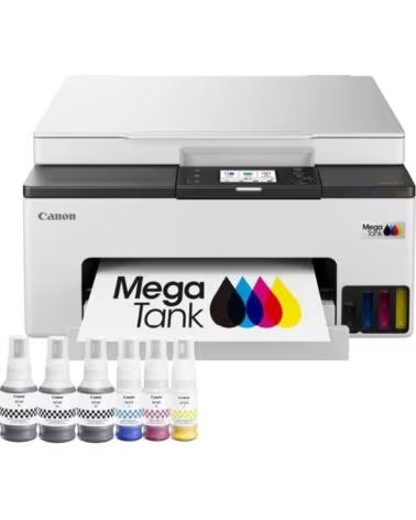 CANON Multifuncion Recargable MAXIFY GX1051 MegaTank WiFi- Duplex- Blanca