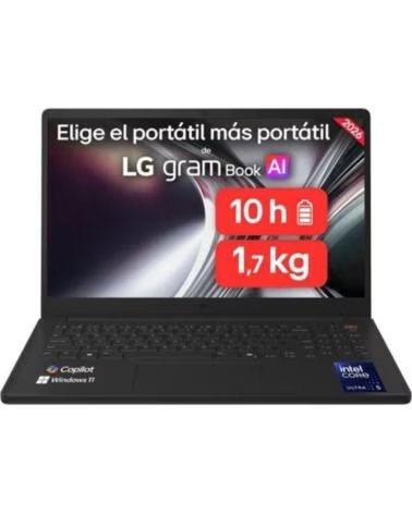 LG Portatil Gram Book 15U50U-G AA55BN Intel Core Ultra 5-115U- 16GB- 512GB SSD- 15- Win11