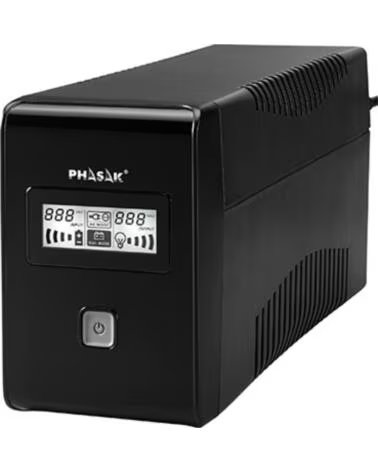 PHASAK Sai ups 650va interactive avr 2xschuko ph 9465 0 65kva