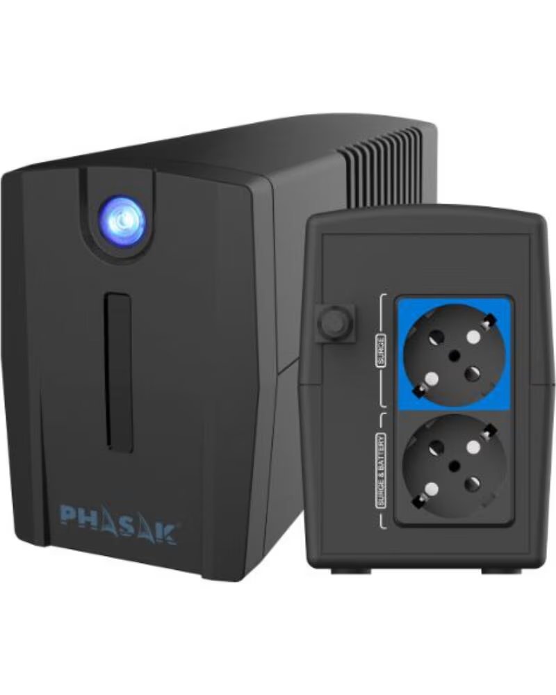 PHASAK Sai ups 1060va ottima ph 7210 surge protection 1kva