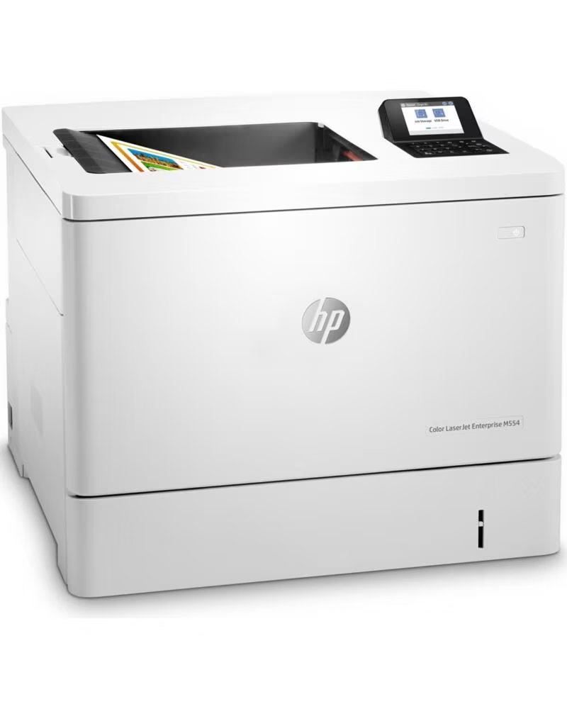 HP Impresora laser color laserjet enterprise m554dn a4 - 35ppm - 1gb - usb - red - duplex impresion