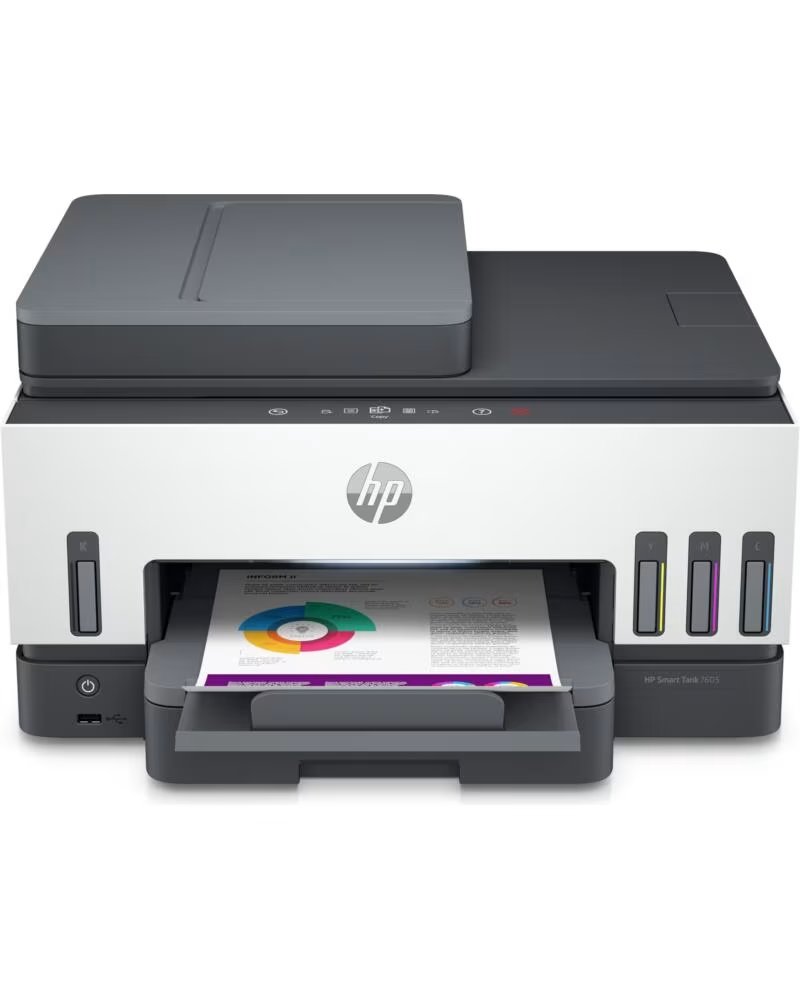 HP Multifuncion inyeccion smart tank 7605 color wifi duplex