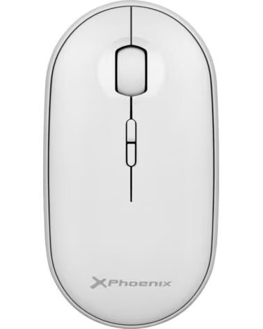 PHOENIX TECHNOLOGIES Phoenix rebble raton inalambrico bluetooth y 2 4 ghz hasta 3 dispositivos con receptor usb clic silencioso 