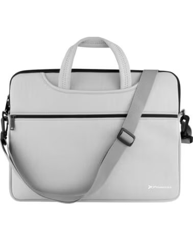 PHOENIX TECHNOLOGIES Funda maletin neopreno phoenix para portatil o tablet hasta 16 pulgadas interior terciopelo gris