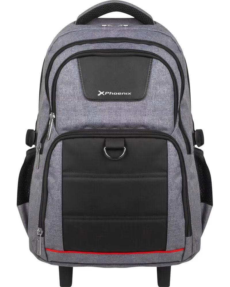 PHOENIX TECHNOLOGIES Mochila con ruedas trolley phoenix discovery g para portatil 17 pulgadas gris
