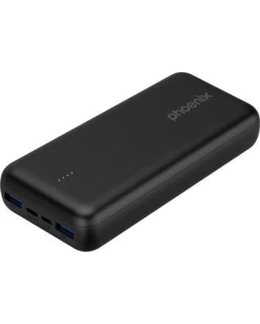 PHOENIX TECHNOLOGIES Phoenix powerbank bateria externa 20000mah con 2 usb carga rapida y 1 usb tipo c pd