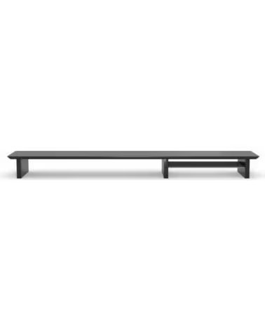 PHOENIX TECHNOLOGIES Phoenix harmony estante elevador de monitor en madera para escritorio negro con bandeja forrada en fieltro