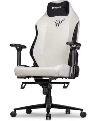 PHOENIX TECHNOLOGIES Silla gaming phoenix monarch remaster tela gris y negro talla r