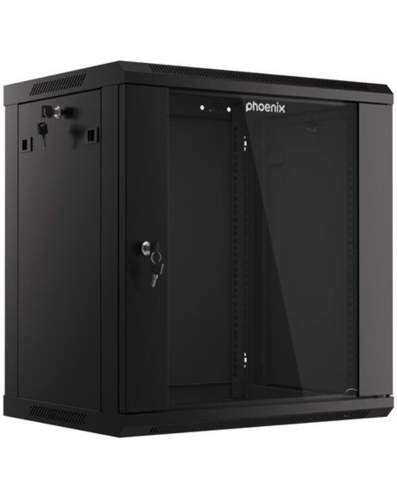 PHOENIX TECHNOLOGIES Armario rack phoenix 12u 600x450x640 auto - ensamblado 19 hasta 60 kg negro