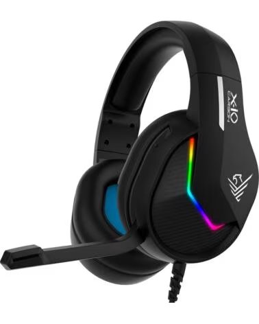 PHOENIX TECHNOLOGIES Auriculares gaming phoenix x - io negros multiplataforma con cable jack y adaptador