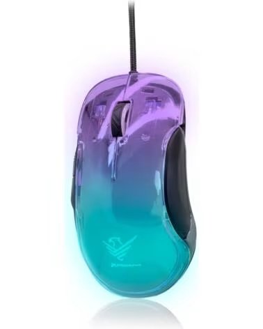 PHOENIX TECHNOLOGIES Raton gaming phoenix banshee transparente rgb 10000 dpi con cable