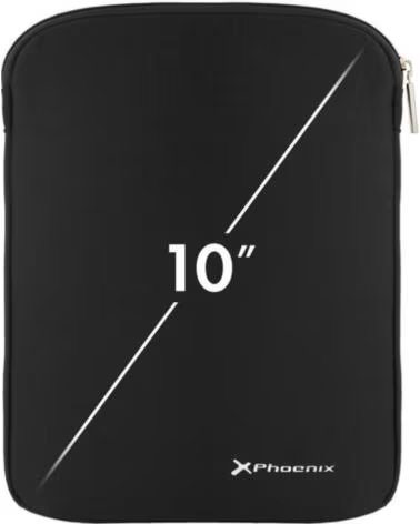 PHOENIX TECHNOLOGIES Funda protector phoenix sleeve para portatil o tablet 10 pulgadas negra