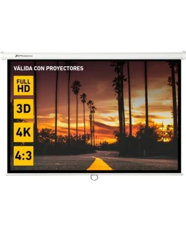 PHOENIX TECHNOLOGIES Pantalla manual videoproyector pared y techo phoenix 100´´ ratio 4 3 - 16 9 2m x 1 5m posicion ajustable - 