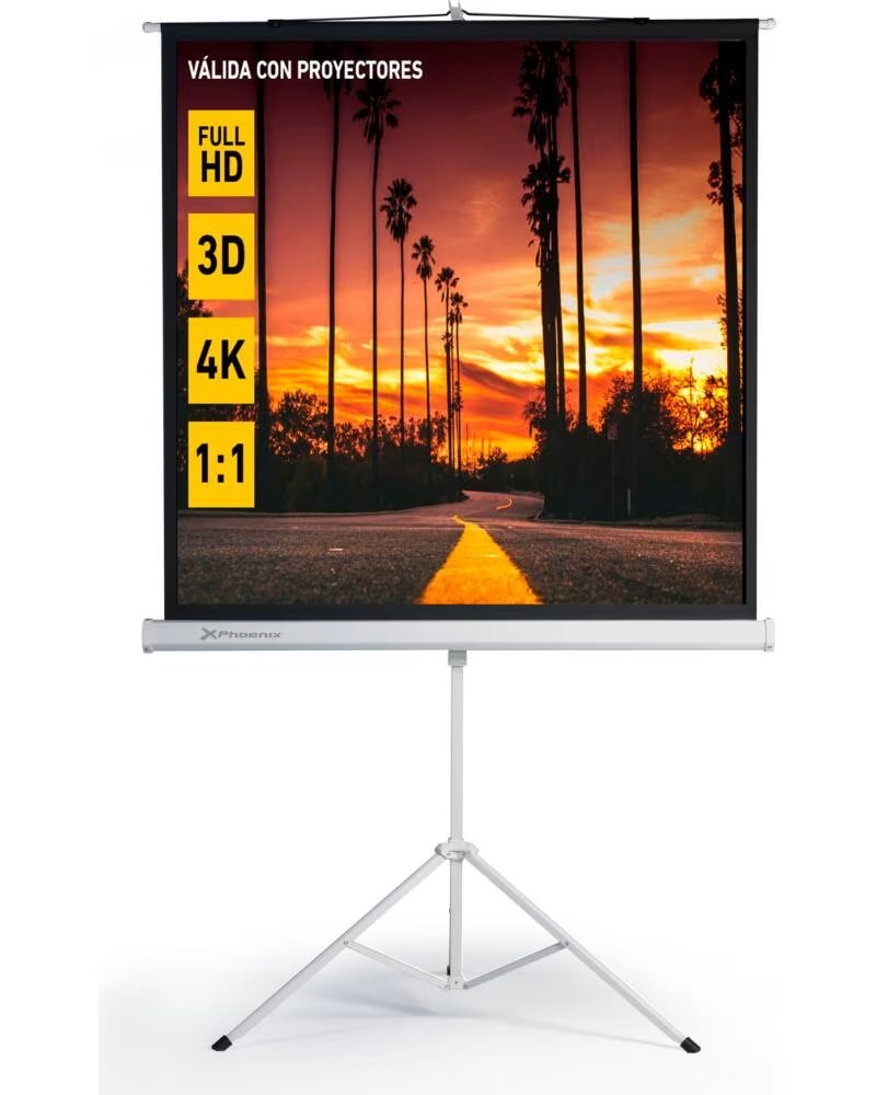 PHOENIX TECHNOLOGIES Pantalla tripode proyeccion 80 pulgadas