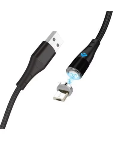 PHOENIX TECHNOLOGIES Cable de carga rapida 3a y datos - magnetico - micro usb - 1 m