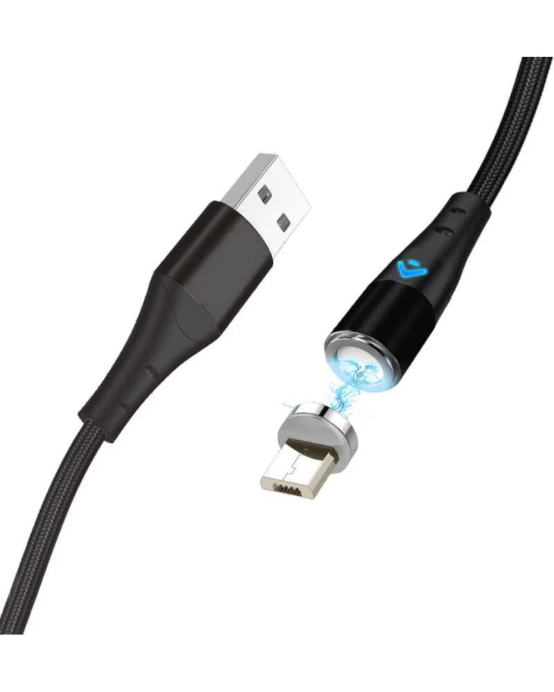 PHOENIX TECHNOLOGIES Cable de carga rapida 3a y datos - magnetico - micro usb - 1 m
